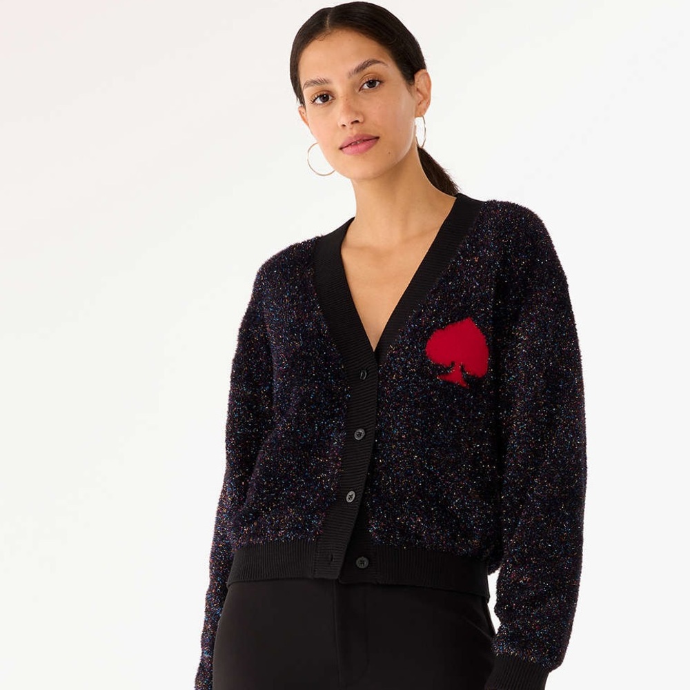 NWT Kate Spade Sparkle Cardigan XL